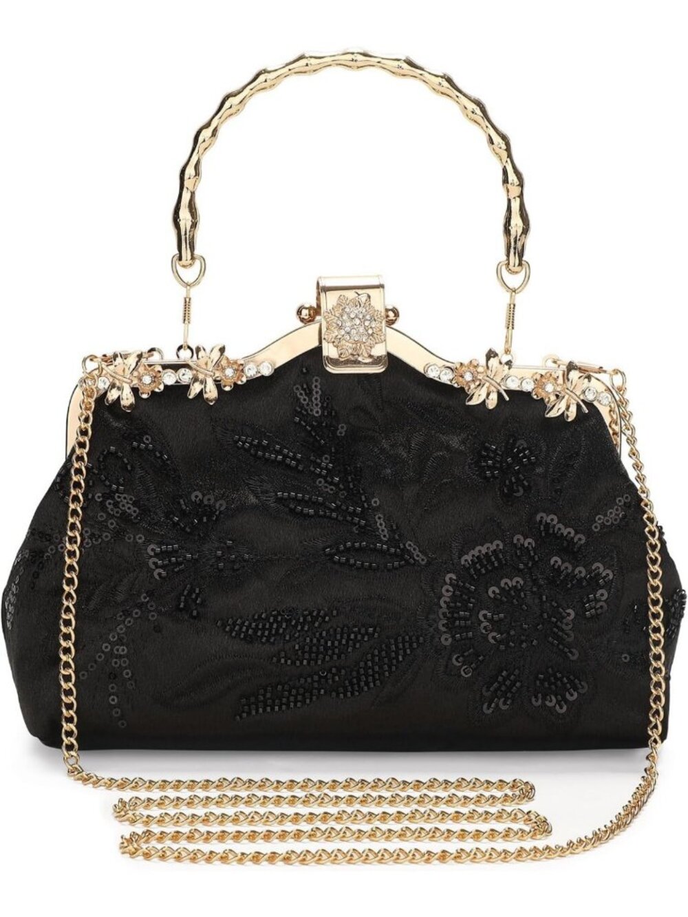 1920s Vintage Beaded Clutch Purse | Formal Evening Bag for Weddings & Prom